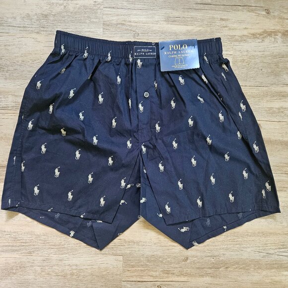 Polo Ralph Lauren classic fit boxer shorts small pony print - Picture 1 of 9